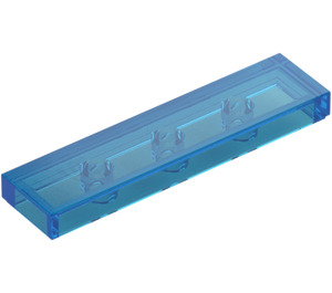 LEGO Transparentes Dunkelblau Fliese 1 x 4 (2431 / 35371)