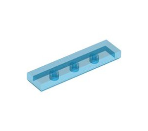 LEGO Bleu foncé transparent Tuile 1 x 4 (2431 / 35371)