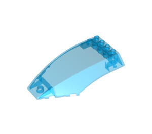 LEGO Bleu foncé transparent Pare-brise 10 x 6 x 2 (35269 / 45705)