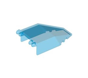 LEGO Bleu foncé transparent Pare-brise 4 x 7 x 1.6 (30372 / 54695)
