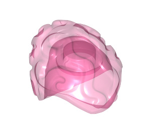 LEGO Transparentes dunkles Rosa Alien Brain (95200)