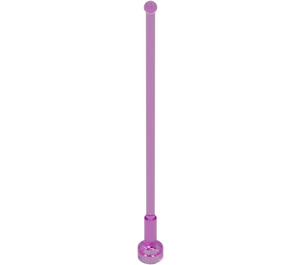 LEGO Gennemsigtig mørk pink Antenne 1 x 8 (2569 / 47094)