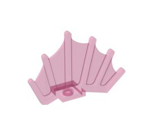 LEGO Transparent Dark Pink Back Sail 8 x 2 x 5 (40385 / 51576)
