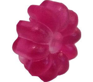 LEGO Transparent Dark Pink Clikits 2 x 2 Flower with 10 Petals with Hole (45458 / 46283)