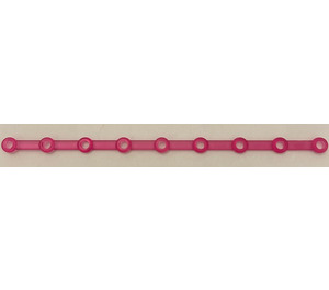 LEGO Gennemsigtig mørk pink Clikits Stik 1 x 25 (45498)