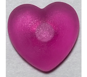 LEGO Transparent Dark Pink Clikits Heart (45449)