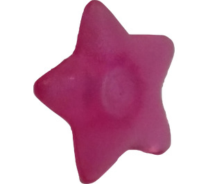 LEGO Transparent Dark Pink Clikits Small Star (45463 / 46285)