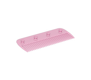 LEGO Transparent Dark Pink Comb 2 x 4 with 4 Holes (51034)