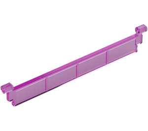 LEGO Transparent Dark Pink Garage Roller Door Section without Handle (4218 / 40672)