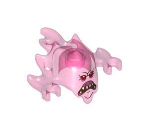 LEGO Transparent Dark Pink Ghost with Open Mouth Grimace (24818)