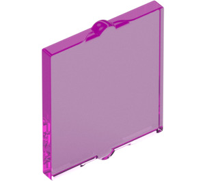 LEGO Transparent Dark Pink Glass for Window 1 x 2 x 2 (35315 / 86209)