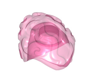 LEGO Transparent Dark Pink Minifigure Brain (95200)