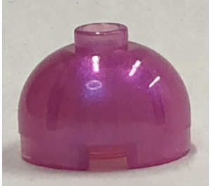 LEGO Opale rose foncé transparente Brique 2 x 2 Rond avec Dome Haut (Goujon de sécurité, support d'essieu) (3262 / 30367)