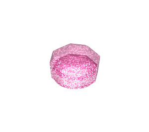 LEGO Opale rose foncé transparente diamant 1 x 1 (65092)