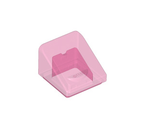 LEGO Transparent Dark Pink Slope 1 x 1 (31°) (50746 / 54200)