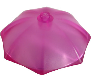 LEGO Transparent Dark Pink Sunshade / Umbrella Top Part 6 x 6 (4094 / 58572)