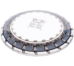 LEGO Transparent Dish 10 x 10 with General Grievous Crawler (Hollow Studs) (50990)