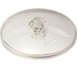 LEGO Transparent Dish 4 x 4 (Solid knopp) (3960 / 30065)