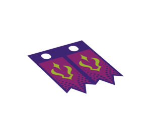 LEGO Transparent Elves Banner Flag (Sheet of 2) (26750)