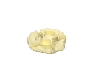 LEGO Transparent Fire Yellow Clikits Shell 2 x 2 with Hole (51674)