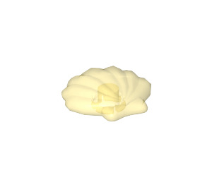 LEGO Transparent Fire Yellow Icon: Seashell L. Ø14mm (51675)