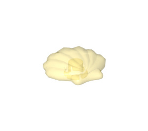 LEGO Transparentes Feuergelb Icon: Seashell L. Ø14mm (51675)