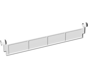 LEGO Transparent Garage Roller Door Section with Handle (4219)
