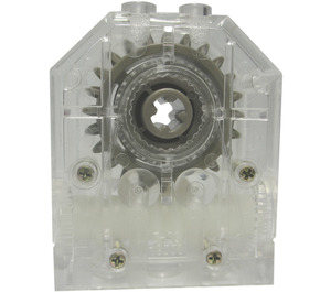 LEGO Transparent Gearbox 4 x 2 x 4 (Worm and 24-tooth)