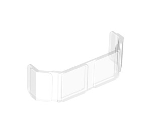 LEGO Transparent Glass for Train Front 2 x 6 x 2 (17457 / 47490)