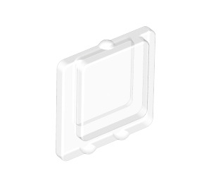 LEGO Transparant Glas for Venster 1 x 2 x 2 Vliegtuig (4862)