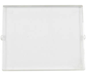 LEGO Transparent Glass for Window 1 x 4 x 3 (without Circle) (3855)
