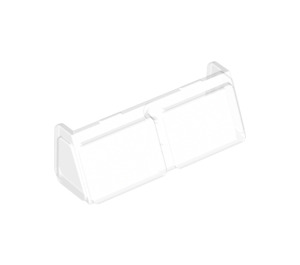 LEGO Transparent Glass for Windscreen 2 x 6 x 2 (13756 / 35168)