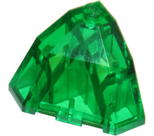 LEGO Vert Transparent Brique 3 x 3 x 2 Facet Haut (2463)