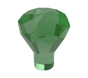 LEGO Transparant groen Diamant (28556 / 30153)