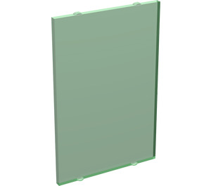 LEGO Transparent Green Glass for Frame 1 x 4 x 5 (2494)
