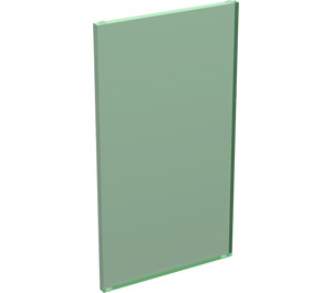 LEGO Transparent Green Glass for Window 1 x 4 x 6 (35295 / 60803)