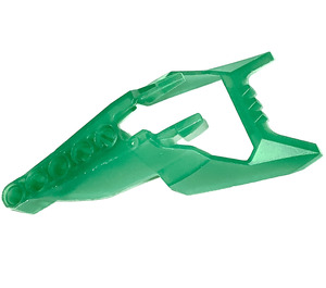 LEGO Transparent Green Shield for Head (47333)