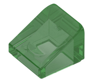 LEGO Transparent Green Slope 1 x 1 (31°) (50746 / 54200)