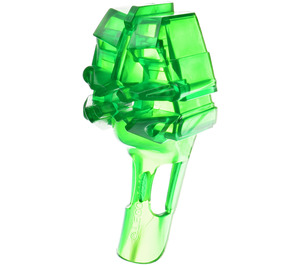 LEGO Transparent Green Toothbrush Head