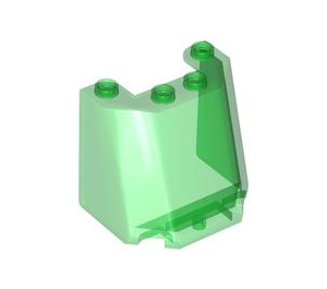 LEGO Transparent Green Windscreen 3 x 4 x 3 (35193 / 84954)