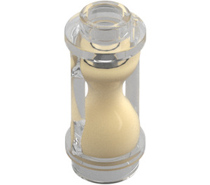 LEGO Transparent Hourglass with Tan Sand (23945)