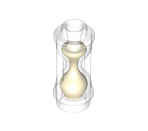 LEGO Transparent Hourglass mit Tan Sand (23945)