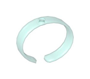 LEGO Transparentes Hellblau Bangle 45 x 57 x 12 mit 1 Basis (47912)