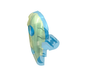 LEGO Transparent Light Blue Bionicle Arm Armor with Transluscent Bluish Marbling (57560 / 62286)