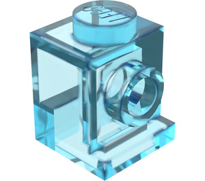 LEGO Bleu clair transparent Brique 1 x 1 avec Phare (4070 / 30069)