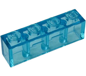 LEGO Transparentní světle modrá Kostka 1 x 4 (3010 / 6146)