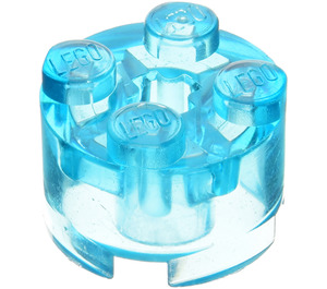 LEGO Bleu Clair Transparent Brique 2 x 2 Rond (3941 / 6143)