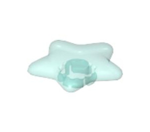 LEGO Transparent Light Blue Clikits Small Star (45463 / 46285)