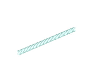 LEGO Transparent Light Blue Corrugated Hose 11.2 cm (14 Studs) (22431 / 71923)