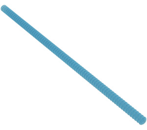 LEGO Transparent Light Blue Corrugated Hose 20.8 cm (26 Studs) (33763)